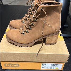 Kork-Ease Erica Brown Lace Up Boots